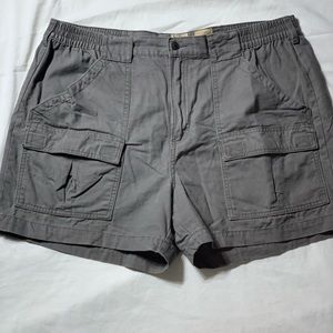 Red Head Mens Stretch Cargo Shorts Gray Size 40
